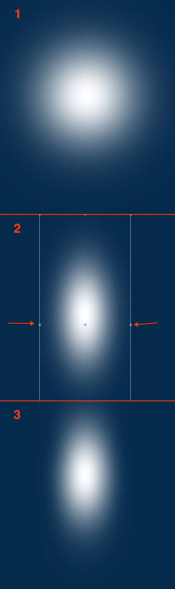 创建一个简单的椭圆光效果