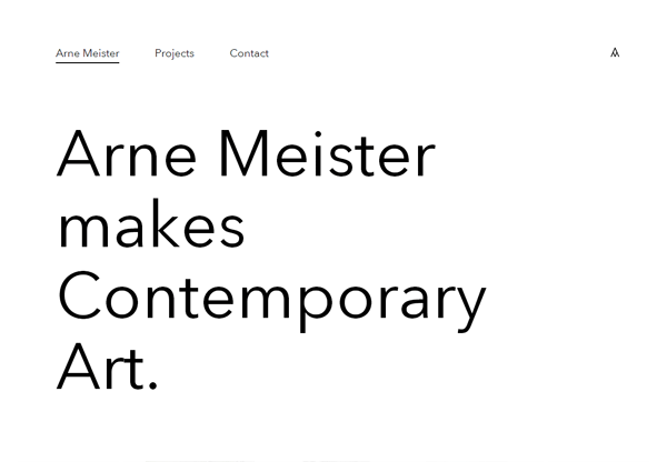 极简主义设计:Arne Meister当代艺术