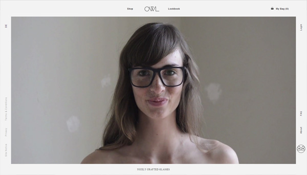 网站设计中人物照片的例子:OWL