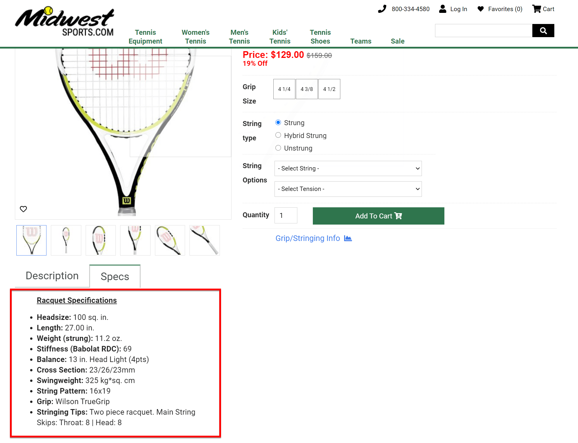 网球拍的规格