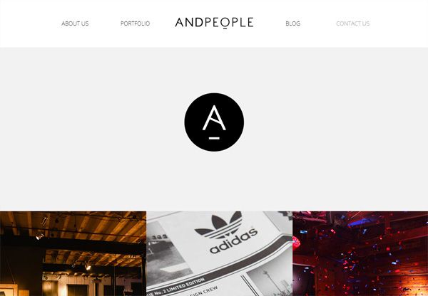 简单的作品集网站设计灵感:www.andpeople.co.za