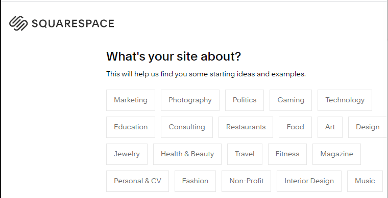 Squarespace关于建立网站的问题