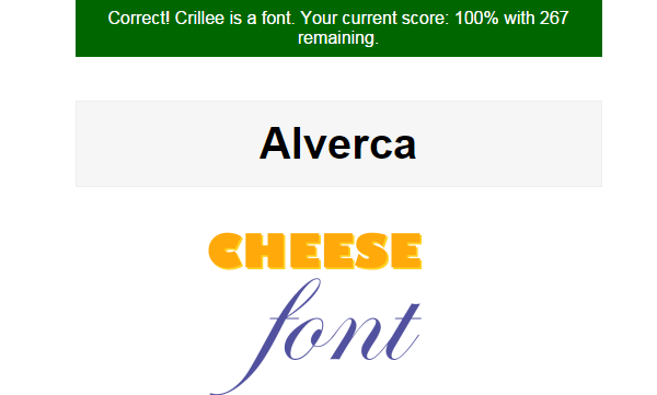 奶酪或字体