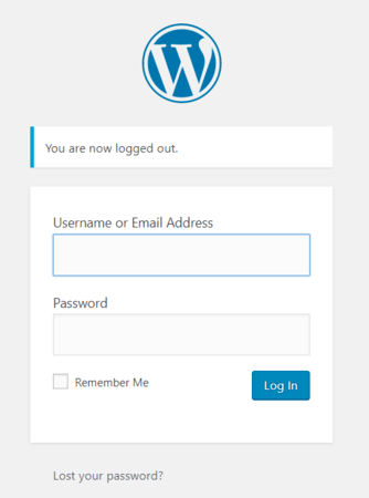 WordPress安全的默认登录