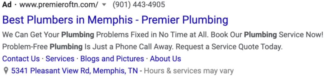 谷歌广告最好的水管工