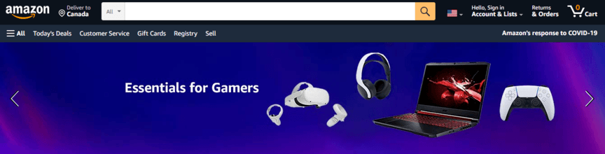 亚马逊多供应商电子商务网站的例子