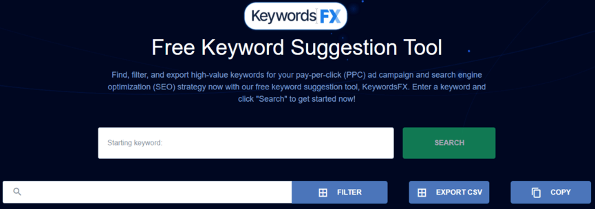 LeywordsFX关键字建议工具