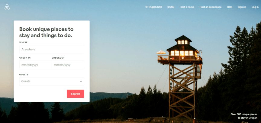 Airbnb网站设计实例