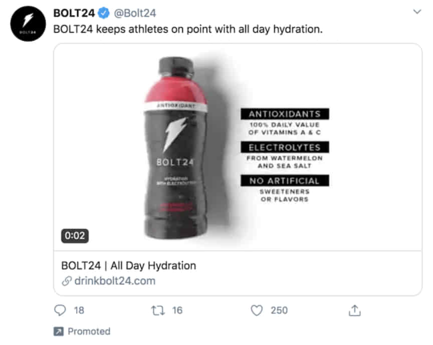 Bolt24 twitter广告