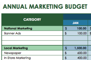Budgeting for digital marketing plans