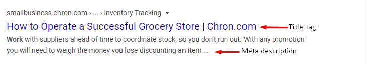 谷歌上杂货店的清单