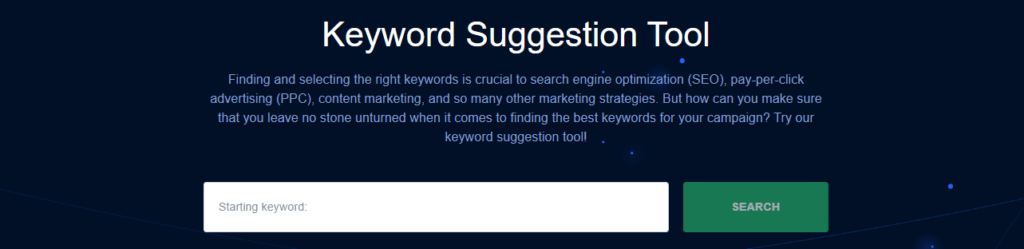 keyword suggestion tool preview