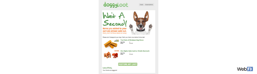 营销自动化例子Doggyloot