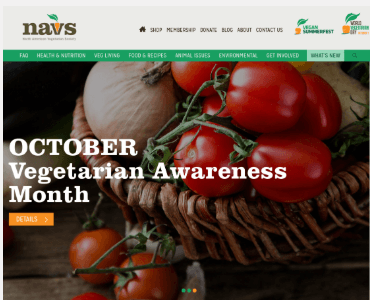 十月素食意识月网页设计