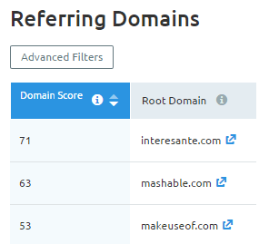 referring domains