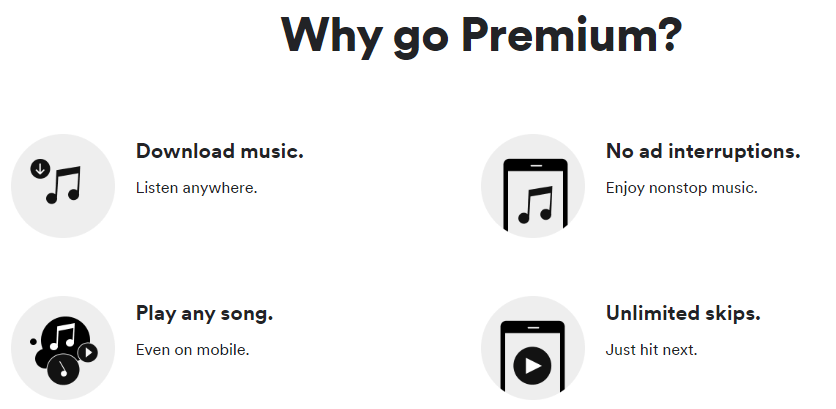 Spotify why go premium