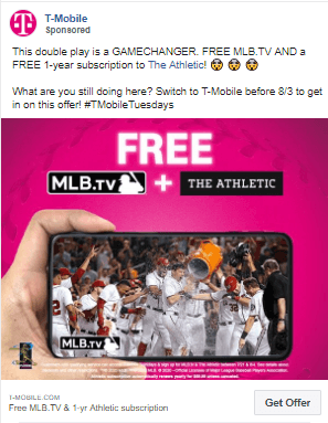 T手机棒球广告