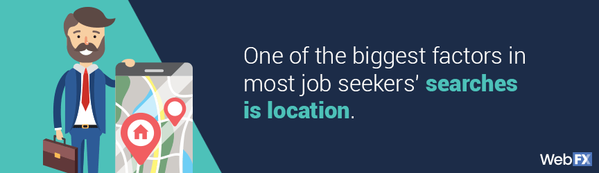 大多数求职者找工作时最重要的因素之一就是地点