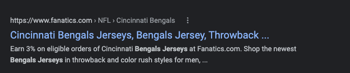 搜索引擎优化列表为孟加拉的球衣