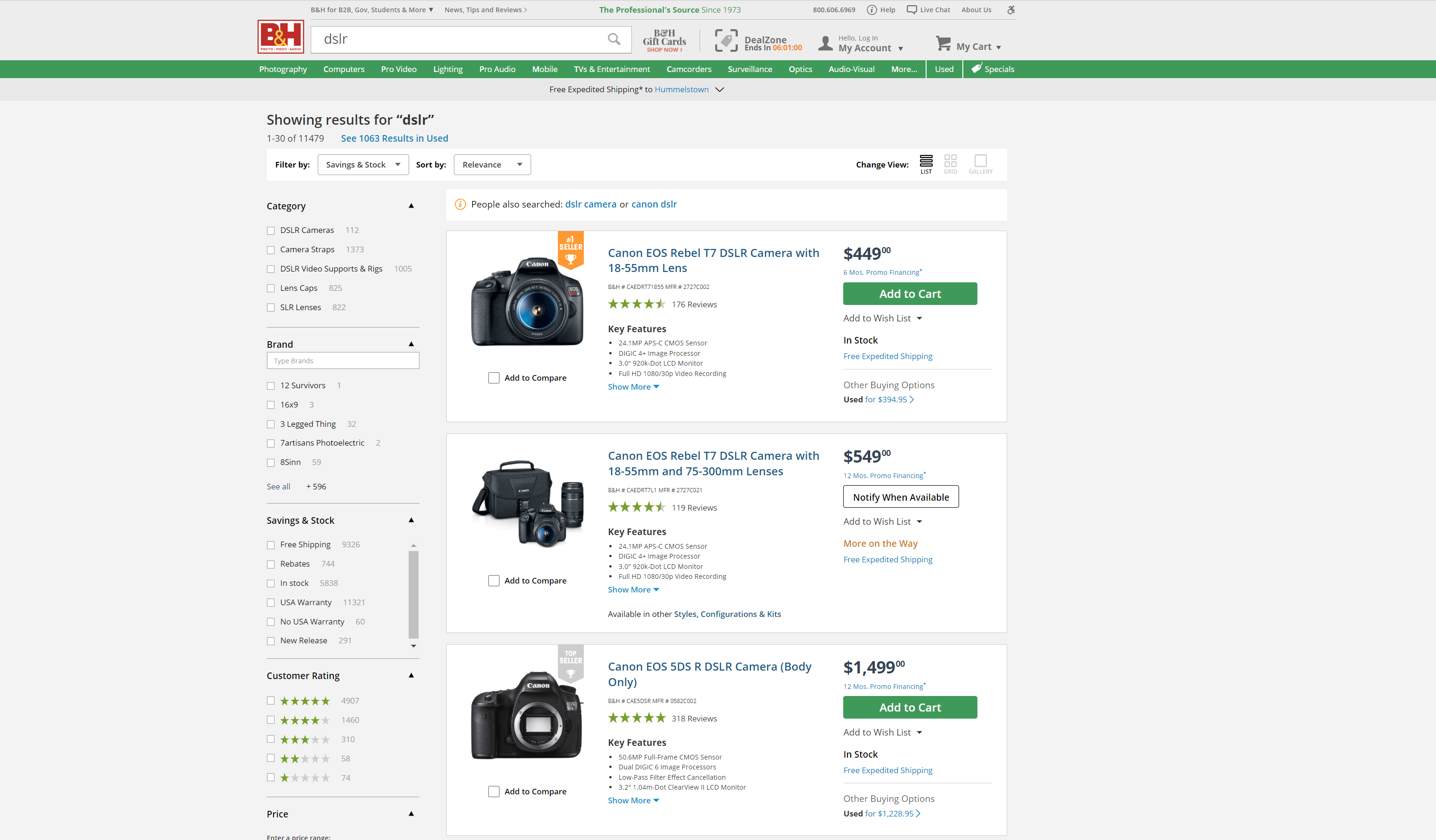 出售单反相机
