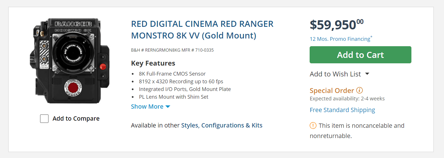 一台价值近6万美元的相机