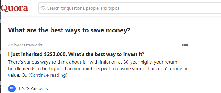 Quora上关于投资和储蓄的问题
