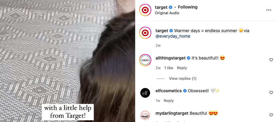 用户从Target生成内容