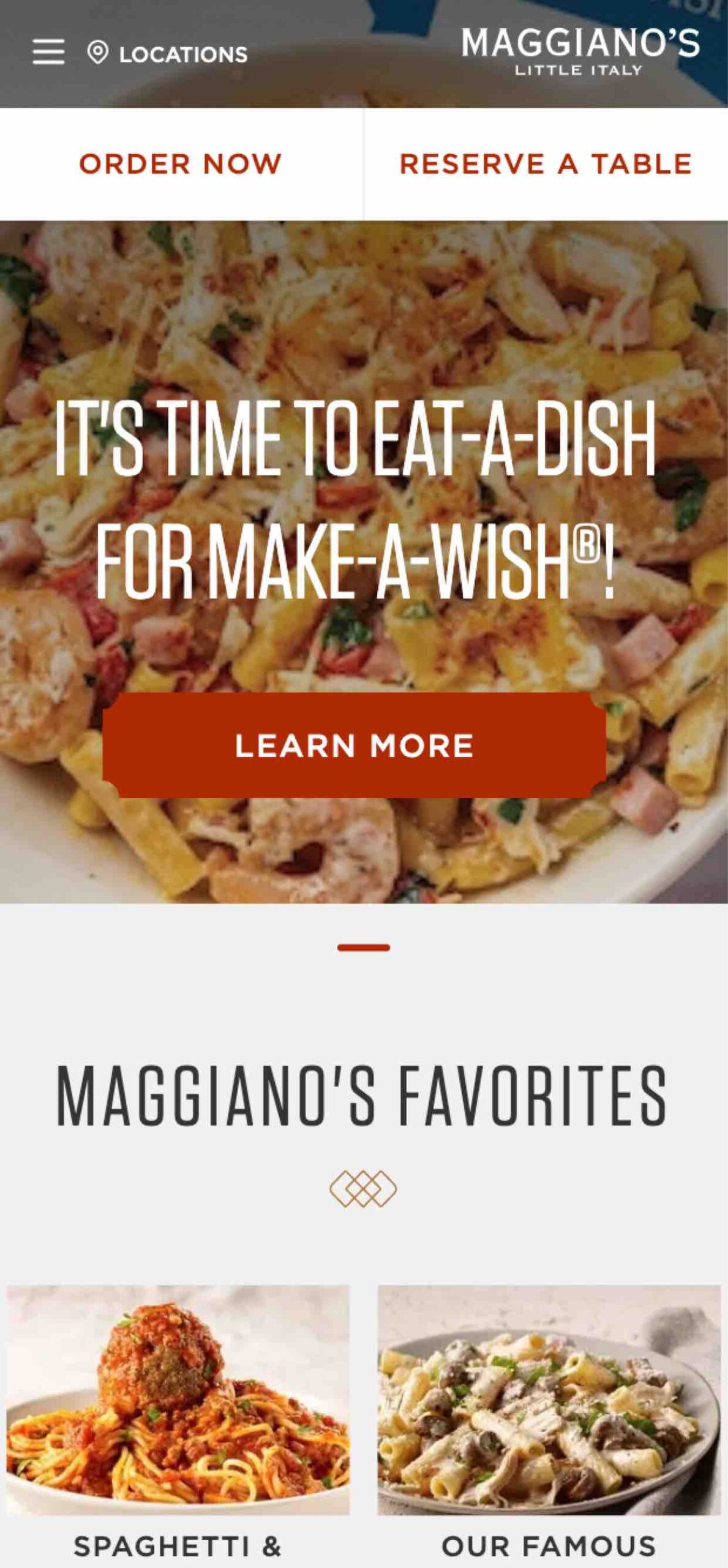 Maggianos餐厅营销