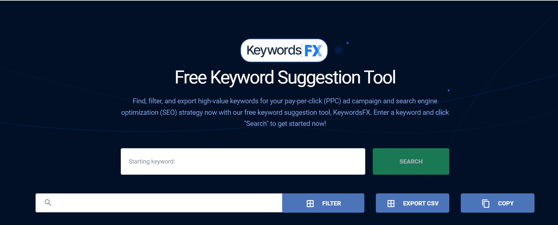 关键字研究工具KeywordsFX截图