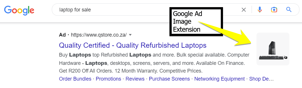 谷歌广告搜索结果截图＂width=