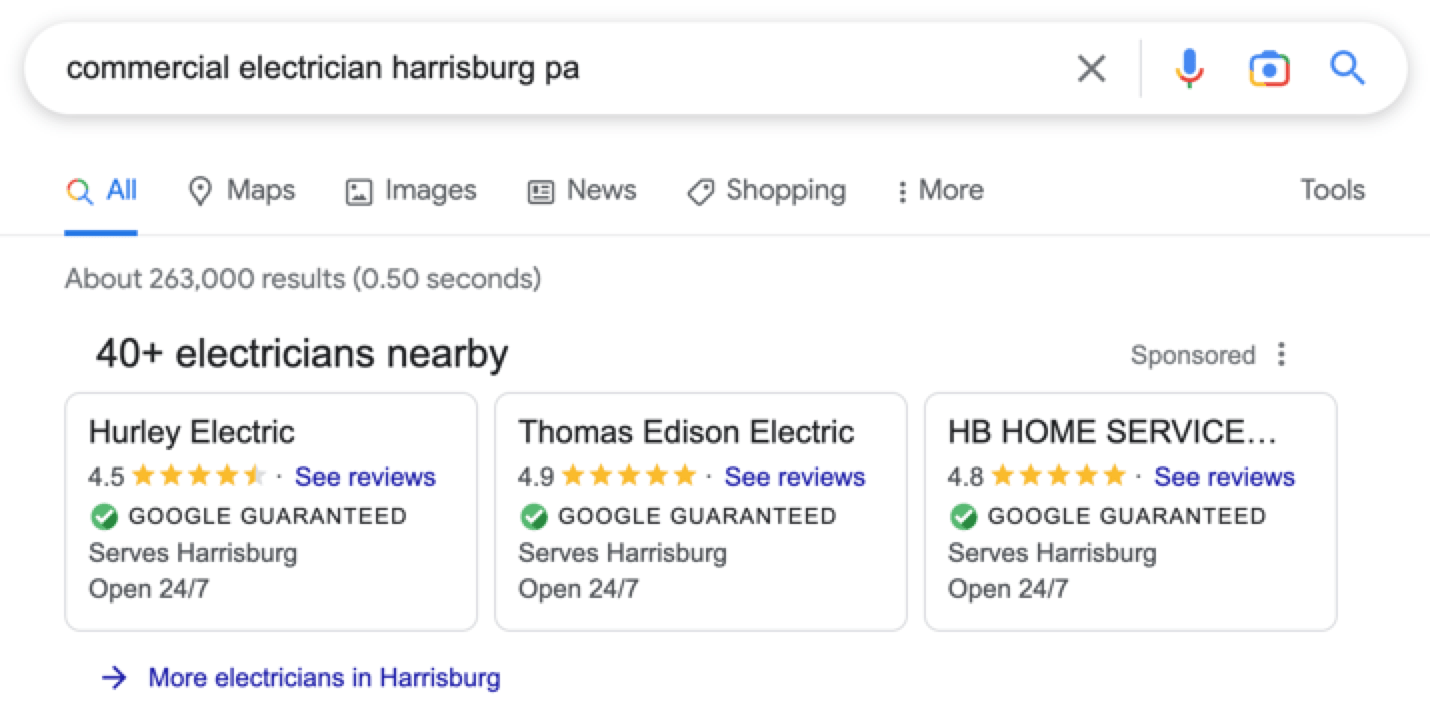 google local services ads