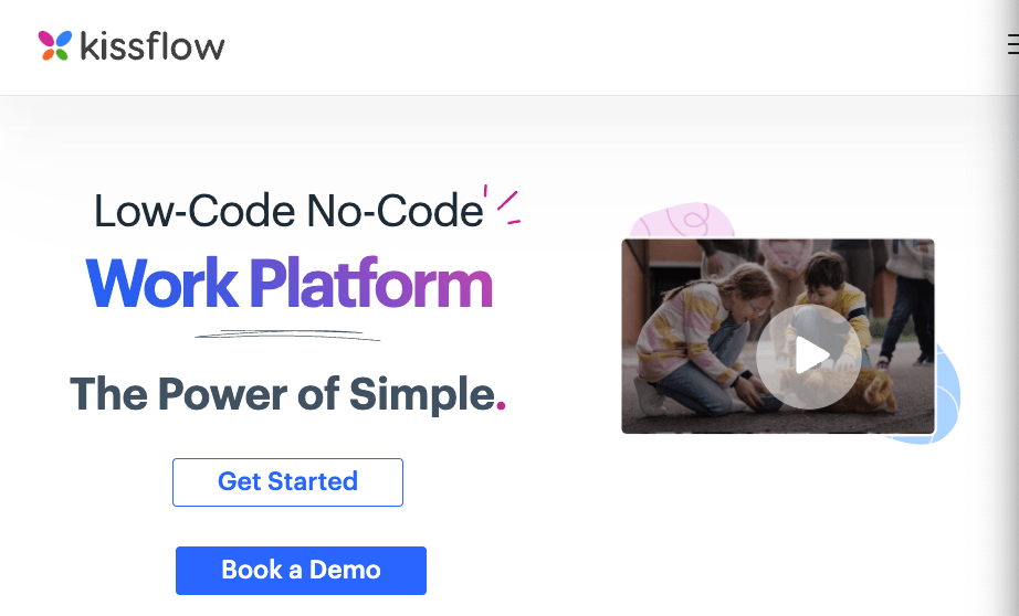 Kissflow自动化网站推广他们的软件＂width=