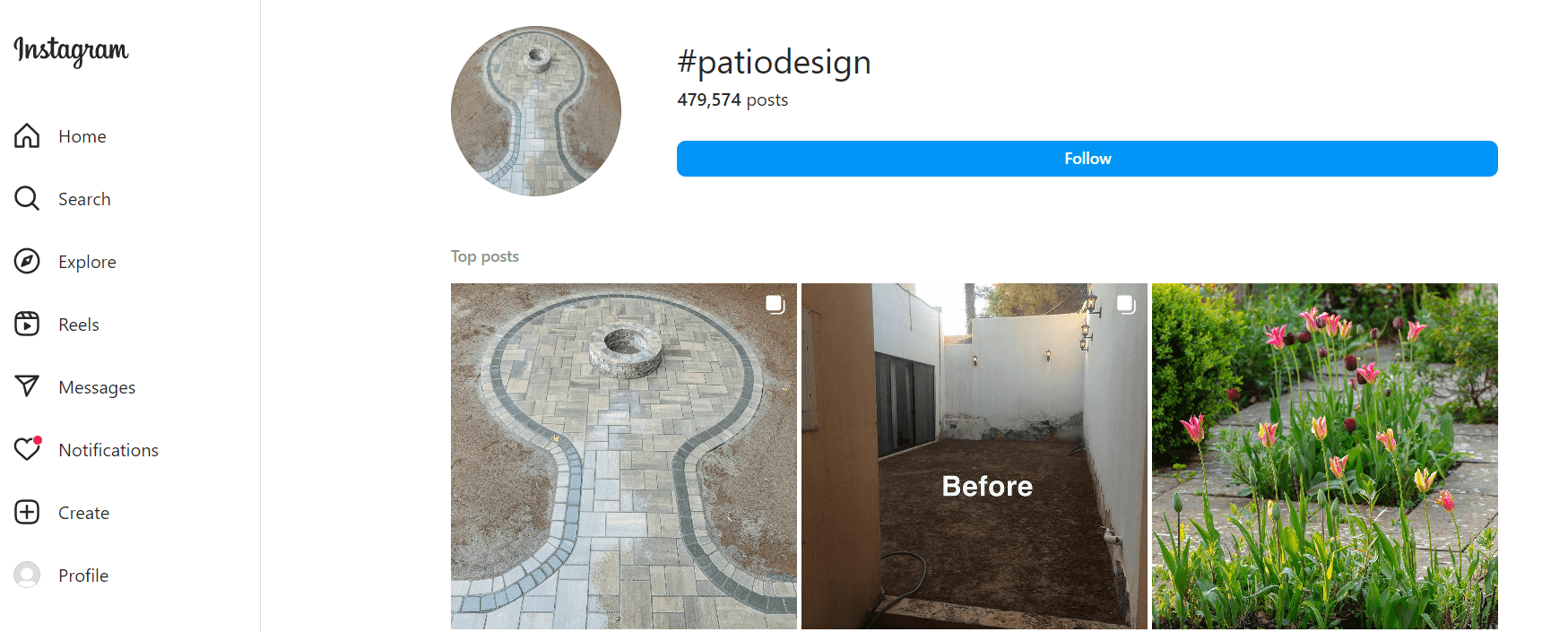 标签露台设计instagram的例子