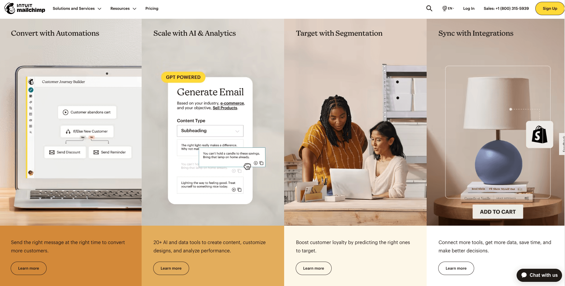 mailchimp email marketing ai