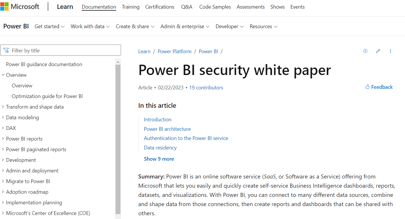 microsoft white papers page screenshot