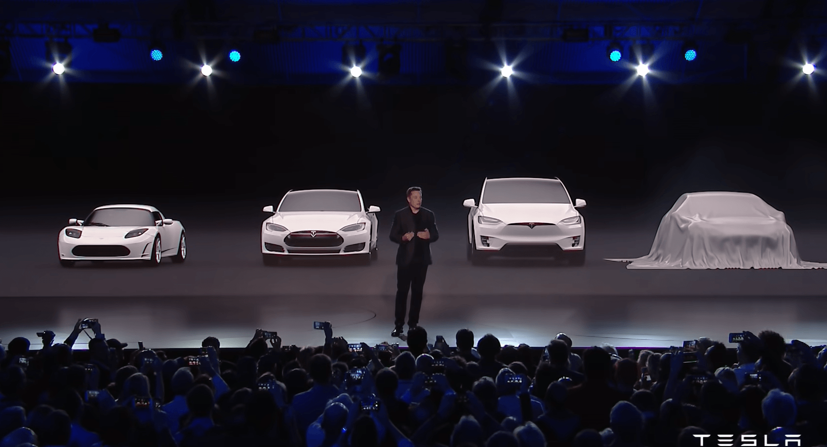 tesla Model 3 electric car launch