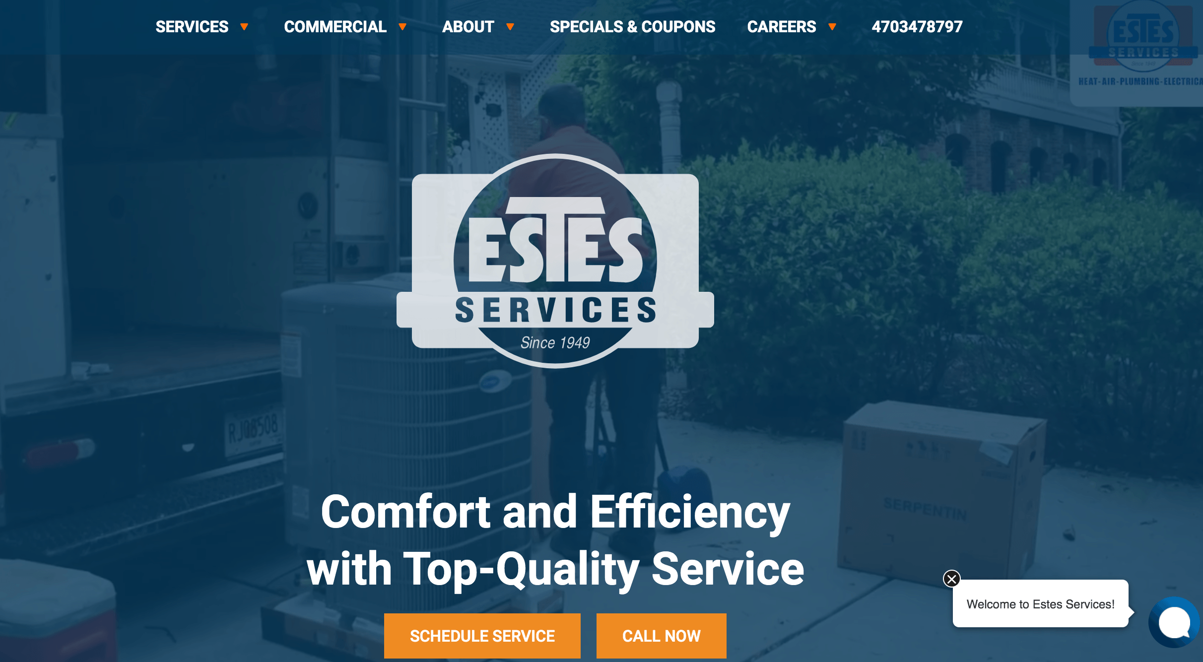 Homepage for Estes