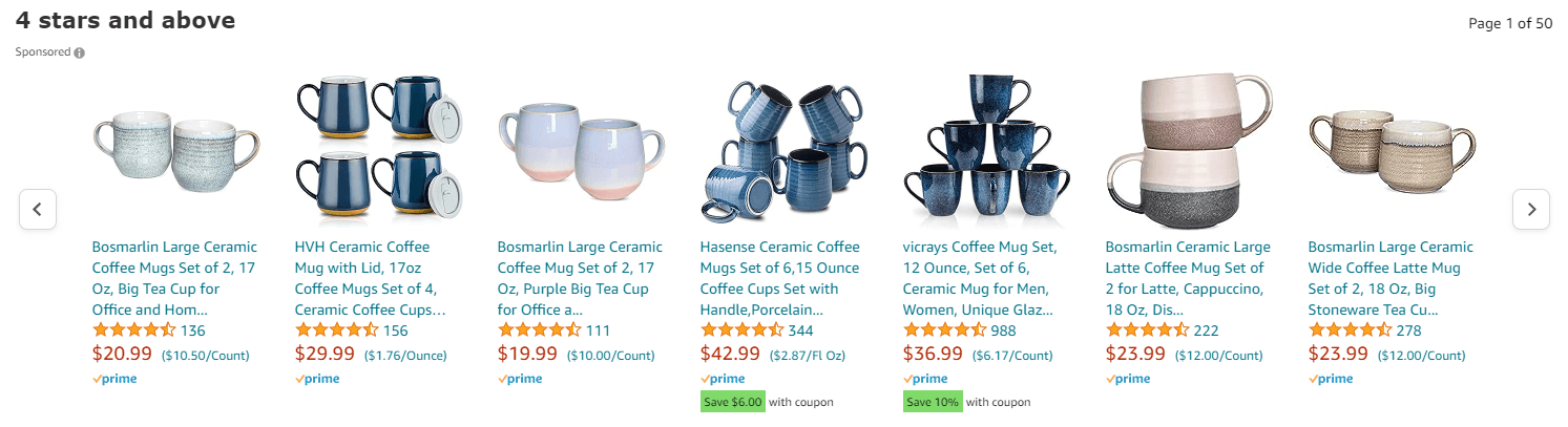 ecommerce personalization example from amazon